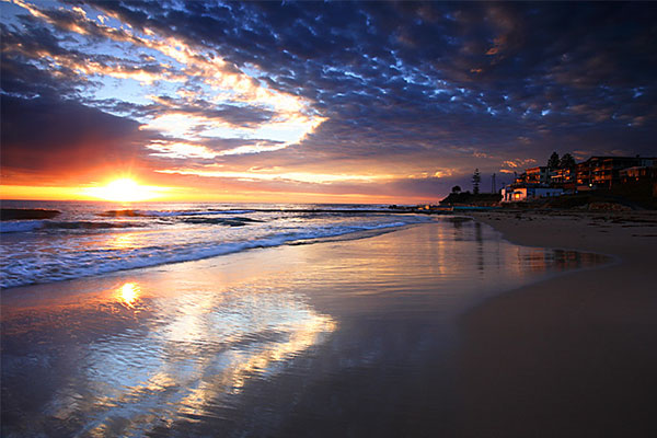 The Entrance New South Wales at sunset